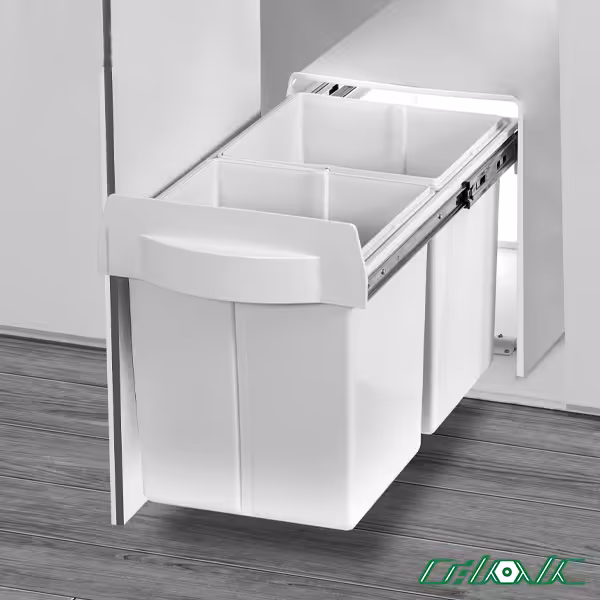 سطل زباله ملونی مدل 9128