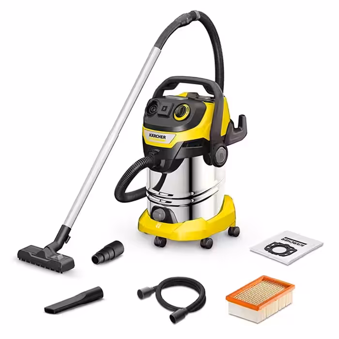 جاروبرقی نیمه صنعتی آب و خاک کارچر مدل WD 6 P S V-30/6/22/T