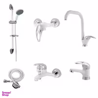 ست شیرآلات فاخته مدل اورانوس کد SK2 مجموعه 6 عددی