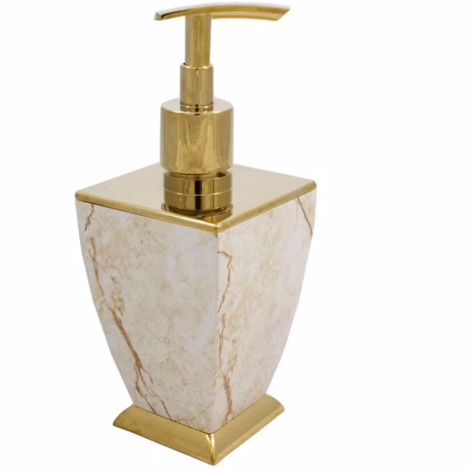 جا مایع هارمونی مدل آوا رو میزی  طرح سنگ کرم وانیلی