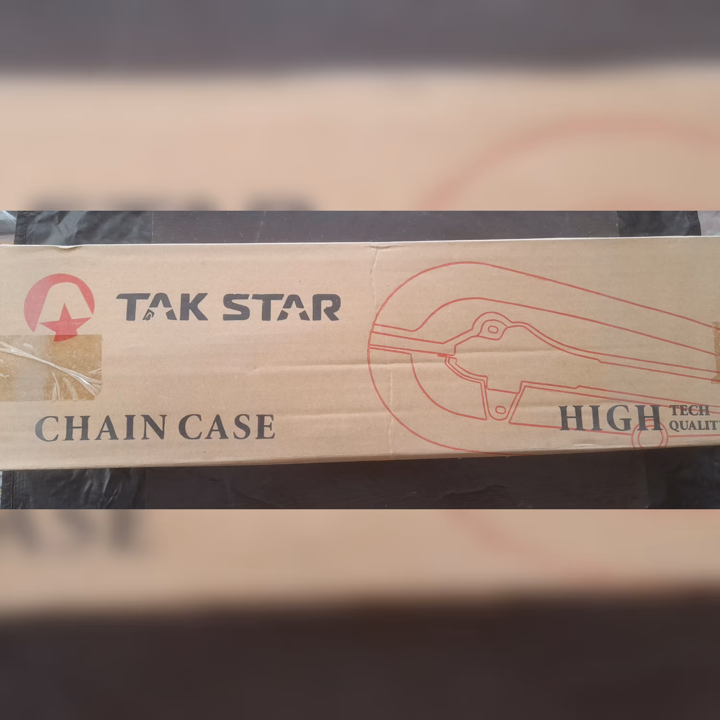 قاب زنجیر موتور هندا تک استار  کیفیت عالی(همراه پیچ و لاستیک جفت زنجیر کش)