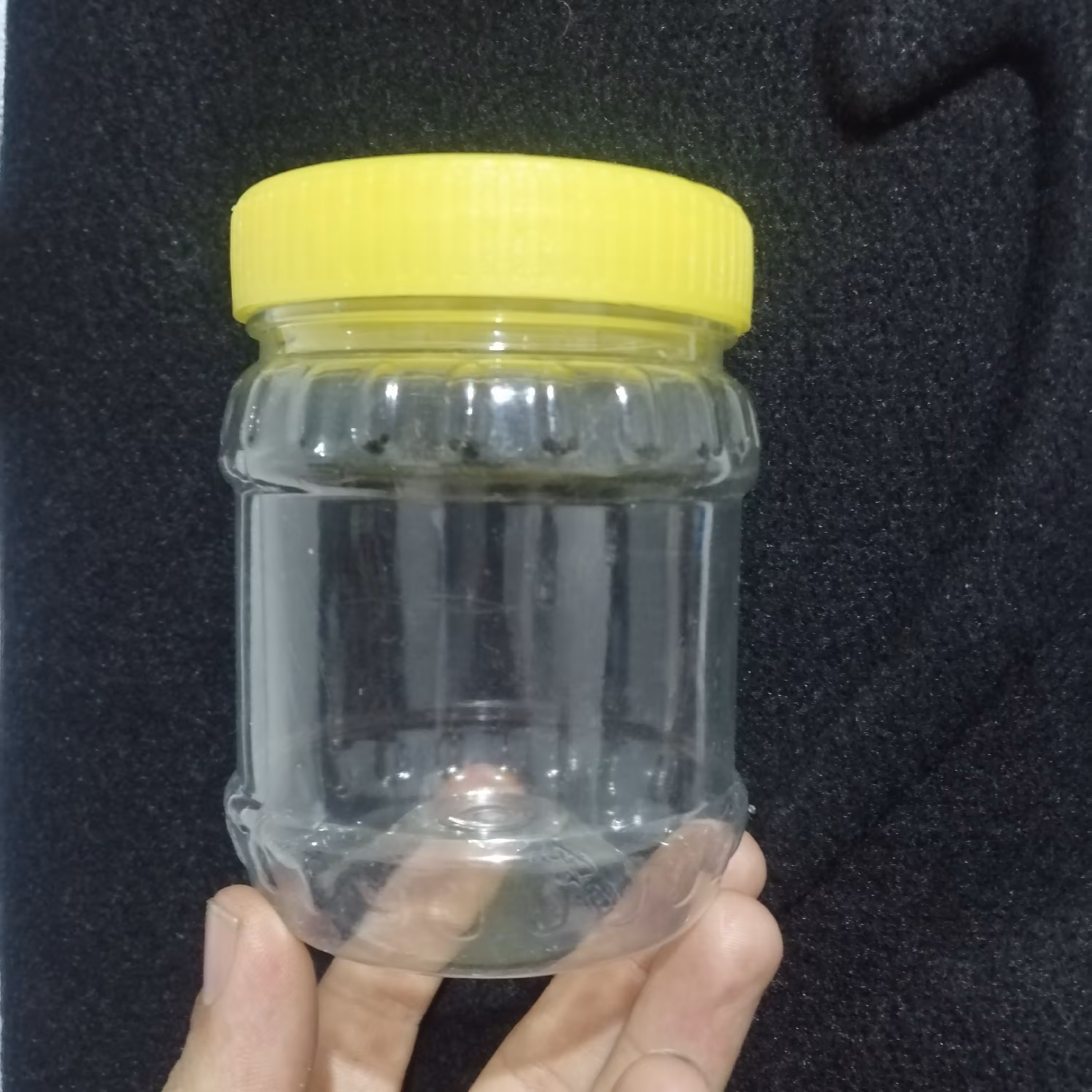 جار پلاستیکی 250 گرمی شفاف. بسته بسته 20 عددی