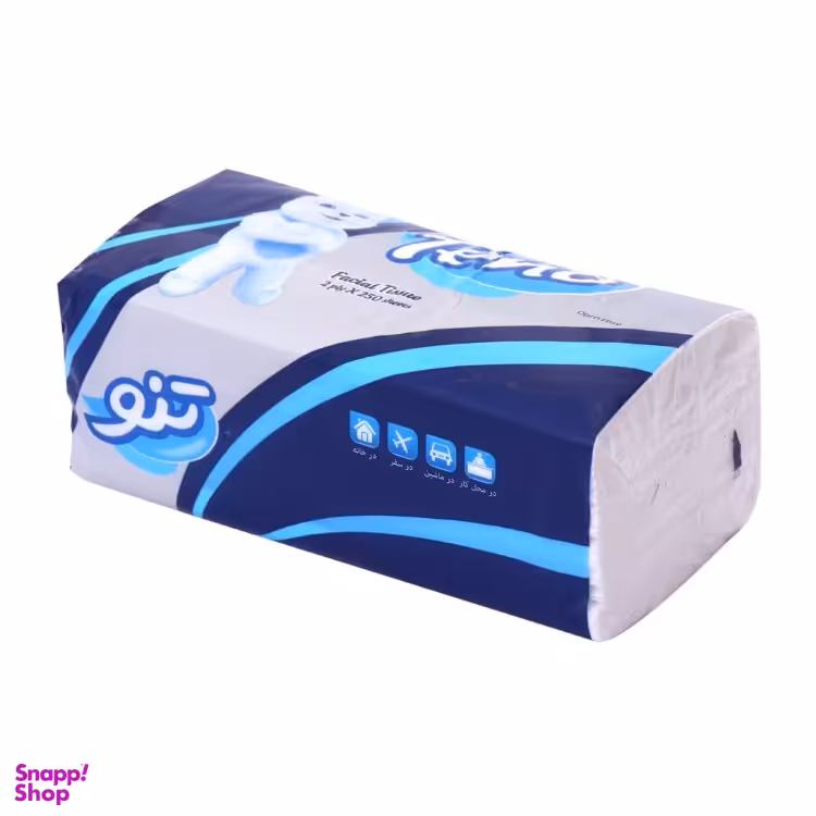 دستمال کاغذی نایلونی تنو 250 برگ