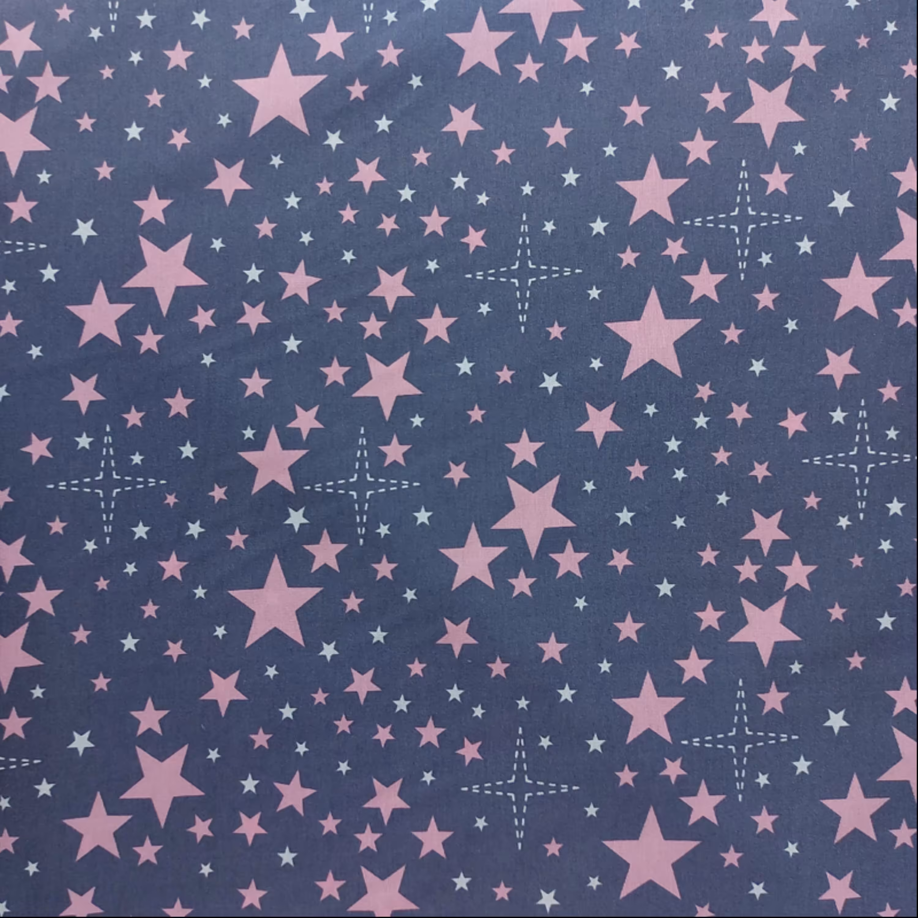 پارچه ملحفه تافته عرض دو متر  ستاره صورتی ملحفه سرای رزاق