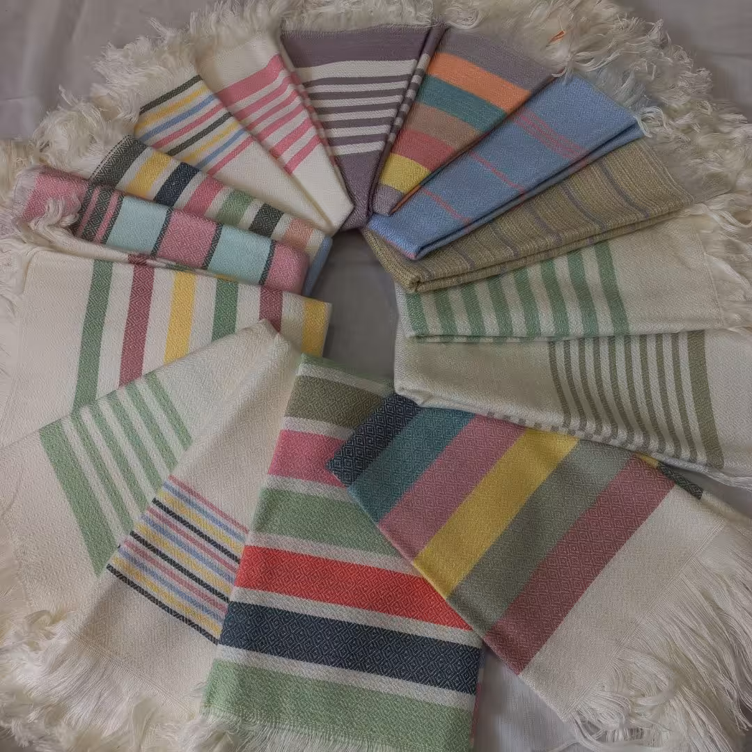 دستمال آشپزخانه،حوله صورت کودک،خشک کن ظروف و میوه ابعادحدودی 40در50،وزن50گرم،جنس ویسکوز صد درصد