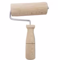 وردنه غلطکی دسته دار چوبی