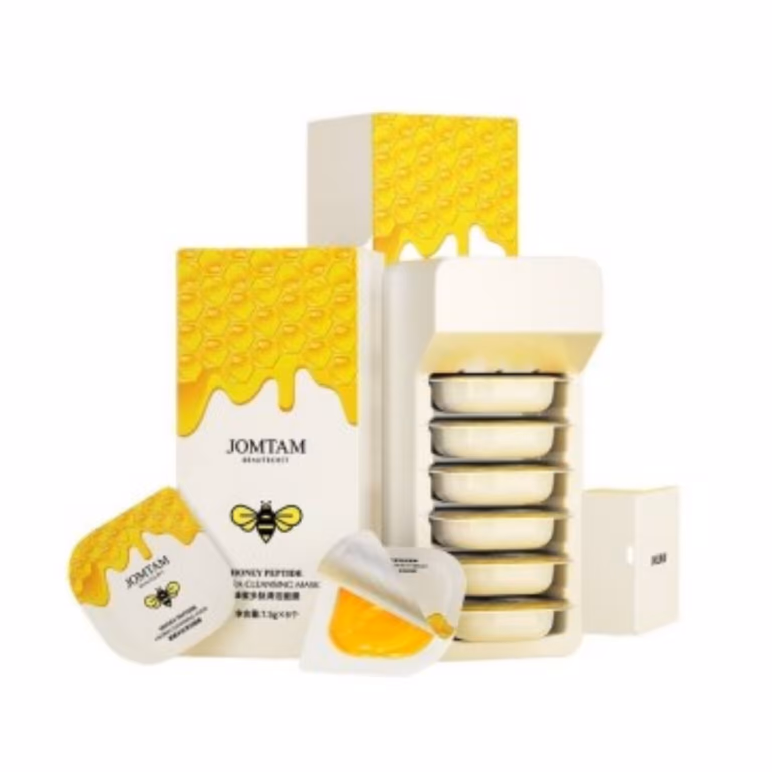 ماسک ساشه ای شب عسل جومتام JOMTAM HONEY ضد چروک  ضد پیری 