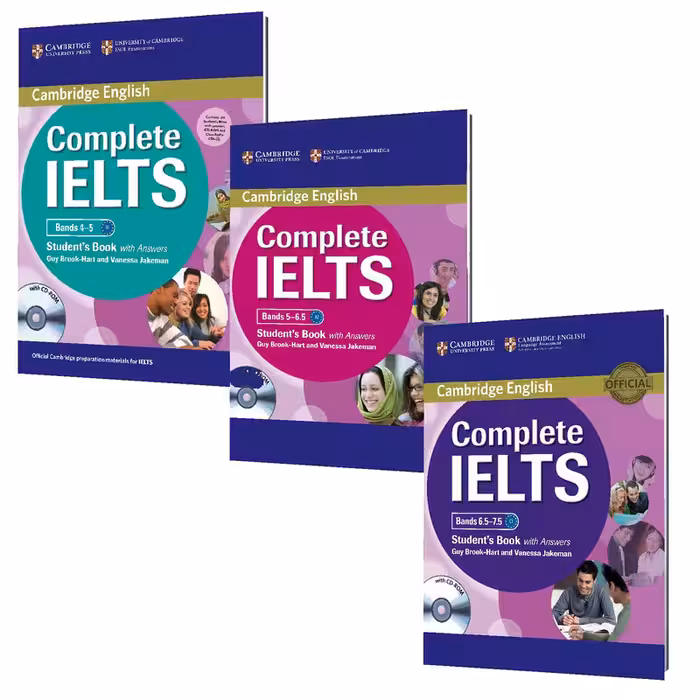 کتاب Complete IELTS اثر Guy Brook-Hart and Vanessa Jackman انتشارات آریونا 3 جلدی
