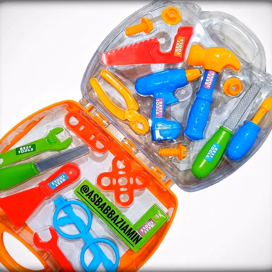 جعبه ابزار کیف ابزار اسباب بازی ست ابزار کیفی