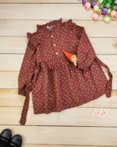 پیراهن دخترانه گلریز