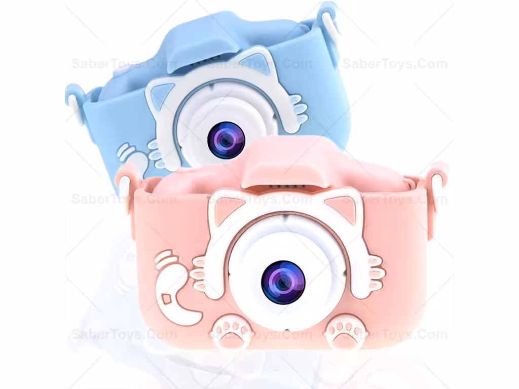 دوربین عکاسی دیجیتال شارژی طرح گربه با قابلیت پشتیبانی از کارت حافظه