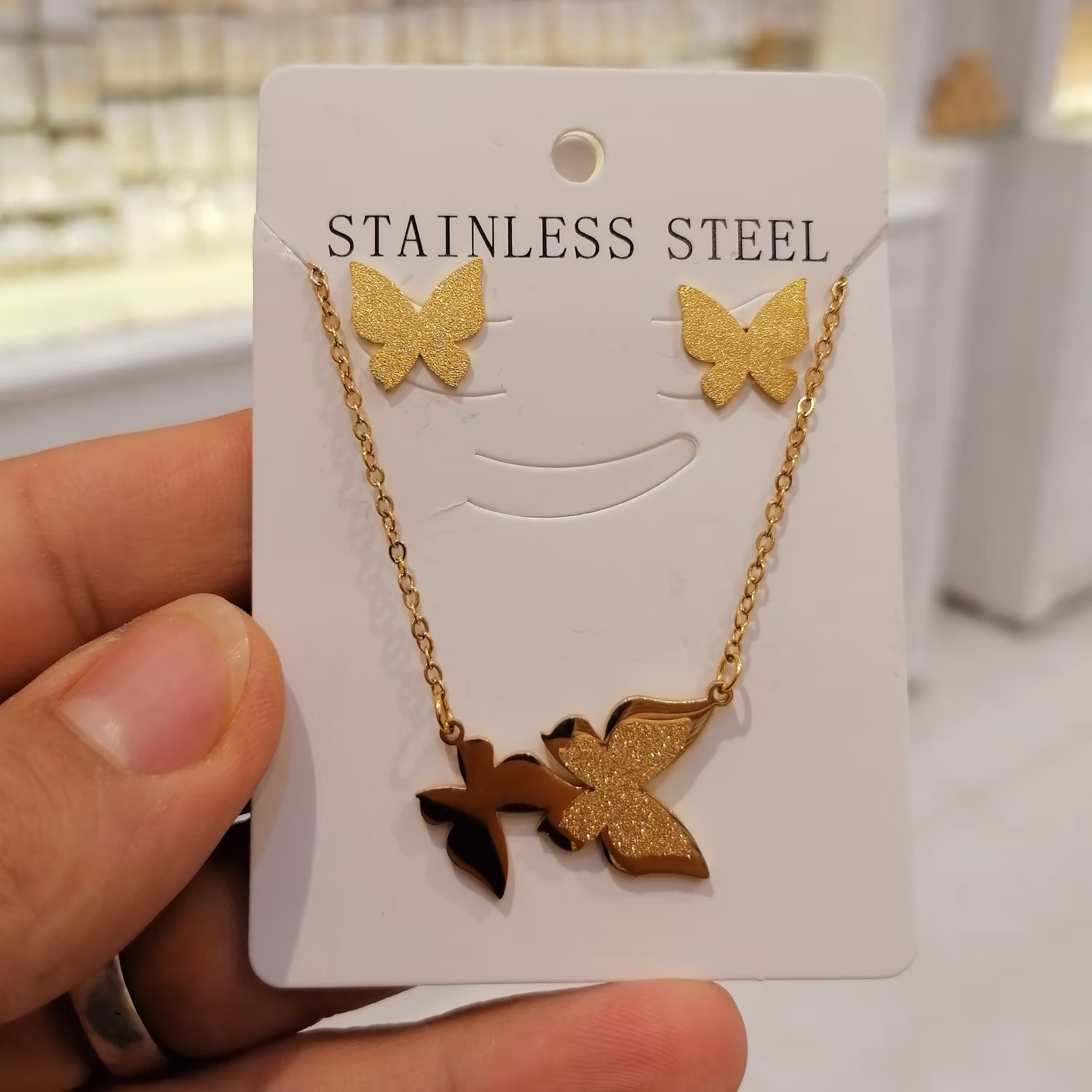 بدلیجات نیم ست تمام استیل شنی 