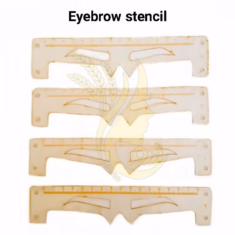 شابلون ابرو بسته 4 عددی (Eyebrow stencil)

