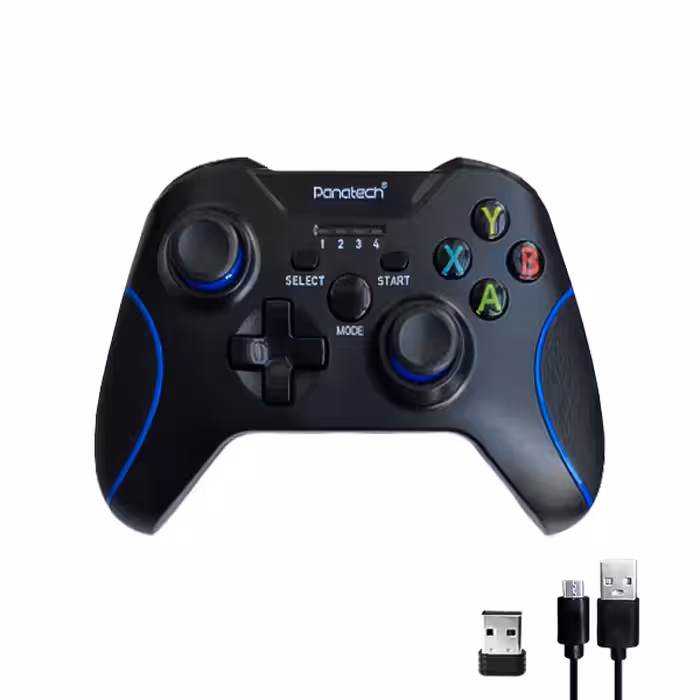 دسته بازی تکی شوک دار بی سیم پاناتک مدل P-G510W