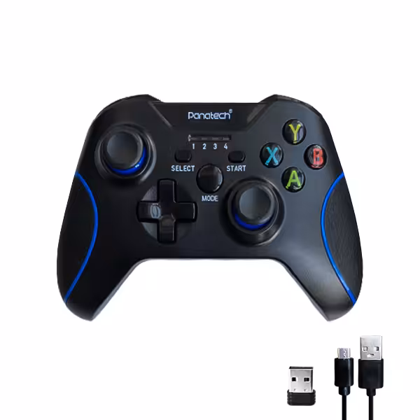 دسته بازی تکی شوک دار بی سیم پاناتک مدل P-G510W