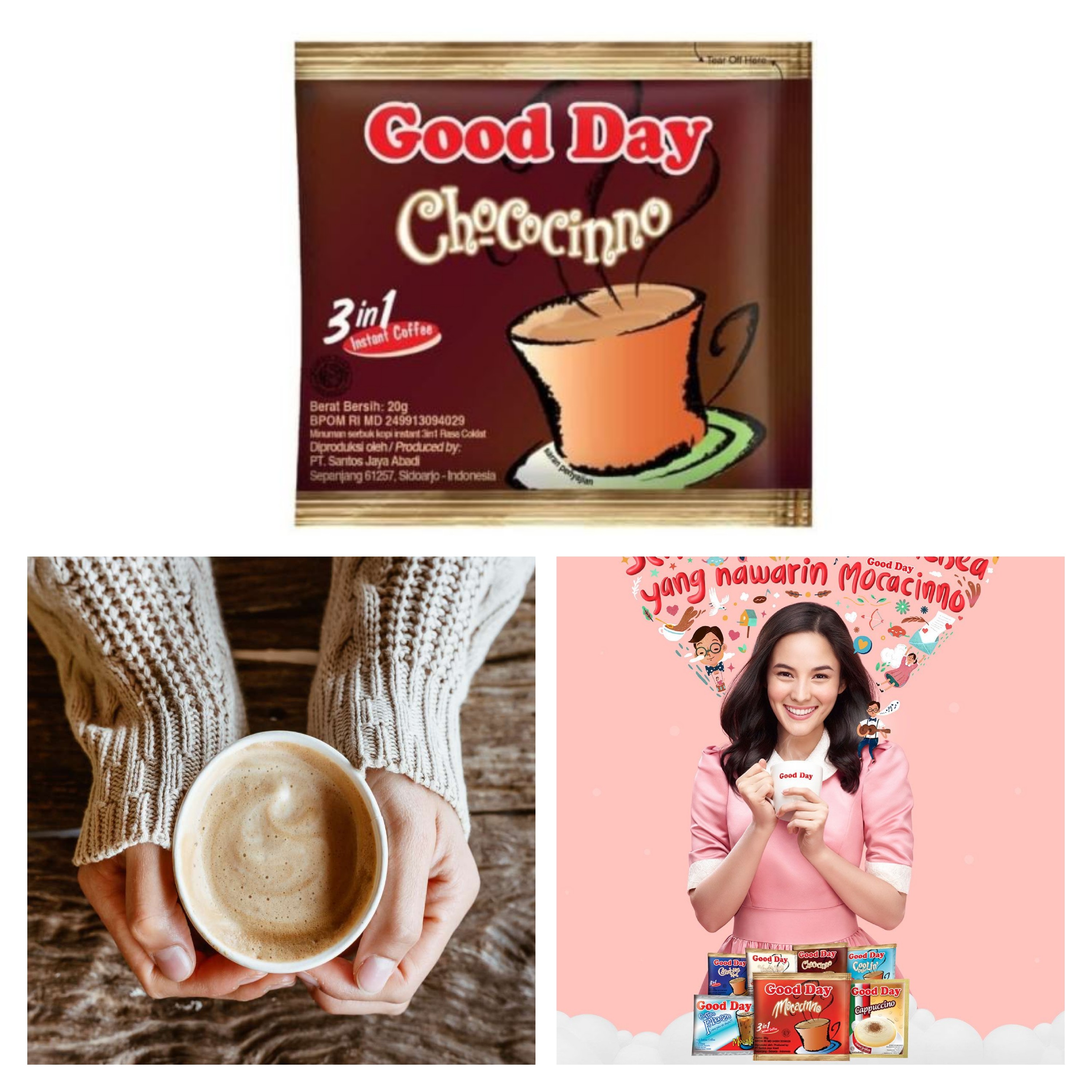 کافی میکس گوددی بسته 30 عددی مدل good day chococinno (اندونزی)