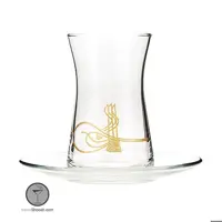 استکان و نعلبکی هی بیلی 4 عددی طرح گلد 367 پاشاباغچه کد 95290