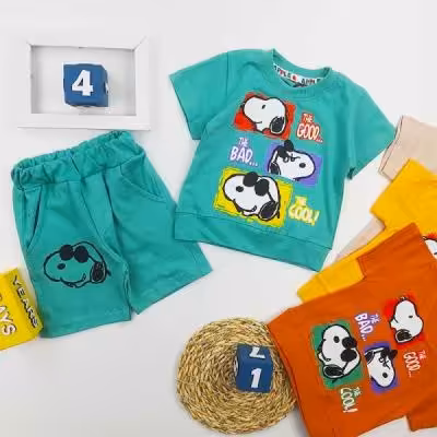 تیشرت شلوارک پسرانه داگ کد 10191