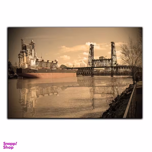 تابلو شاسی بکلیت طرح قایق و دریا مدل SH-s1627