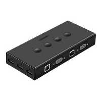 قیمت و خرید سوییچ 4 پورت KVM VGA یوگرین مدل CM154 | یاس ارتباط