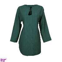 تونیک زنانه بابوس مدل 313 رنگ سبز تیره