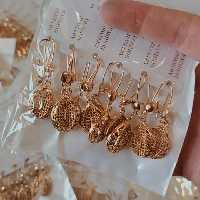 گوشواره طرح طلا کد 202332 مارک سیتی گلد رنگ ثابت در طرح های مختلف17‌