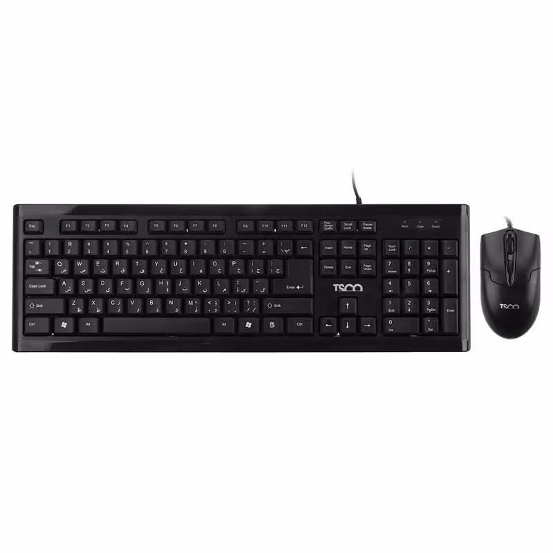 کیبورد و ماوس USB تسکو مدل TKM 8050TSCO TKM 8050 USB Keyboard And Mouse
