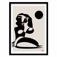 قیمت و خرید تابلو دکوراتیو مدل نقاشی انتزاعی و سورئال کد 1986