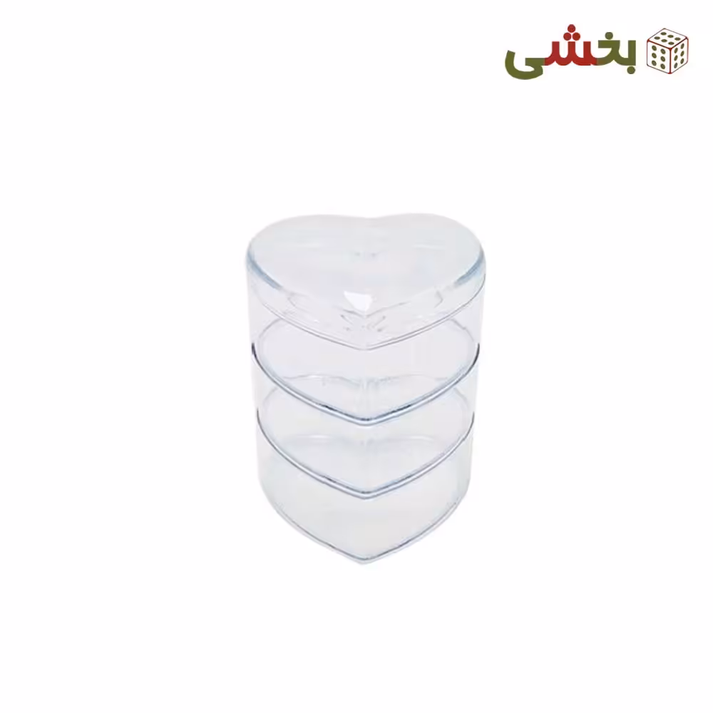 ظرف تنقلات طرح قلب 3 طبقه
