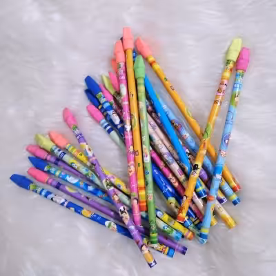 مداد پاک کن دار فانتزی پک 12 عددی