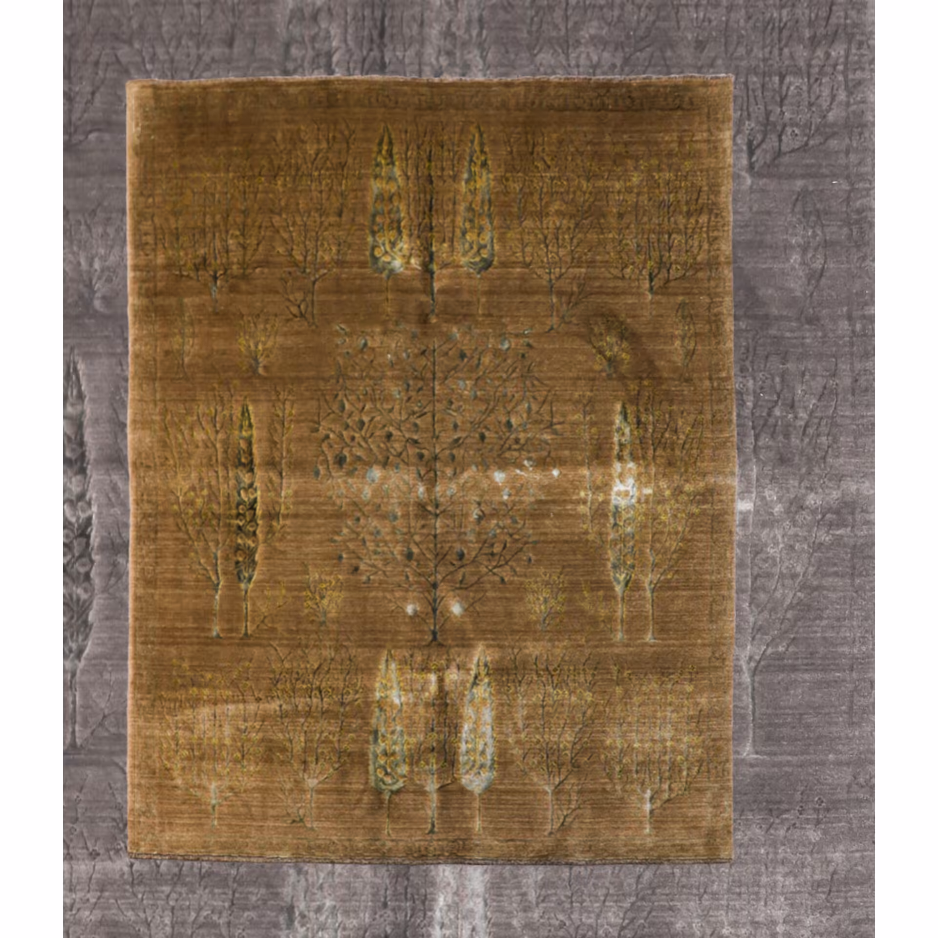 فرش پشم وابریشم طرح گبه