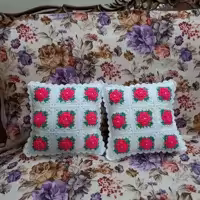  کوسن بافتنی جفتی 
