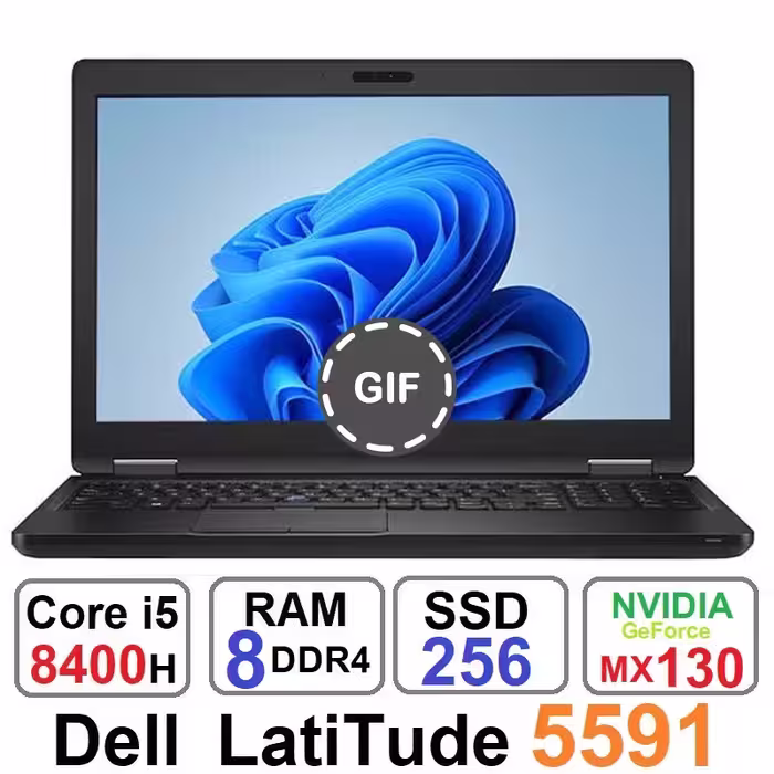 لپ تاپ دل Dell Latitude 5591 Core i5 8400H رم 8 گیگ