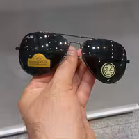 عینک آفتابی خلبانی مردانه و زنانه مارک ریبن شیشه ضد خش (رنگ مشکی)