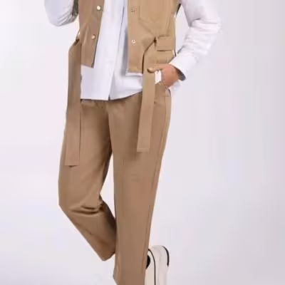 ست سه تیکه کتان