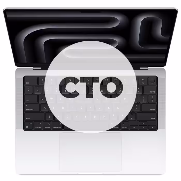 مک بوک پرو 14 اینچ M4 Pro کاستوم پردازنده 12core – 16core حافظه رم 24 گیگابایت ظرفیت 4 ترابایت SSD نقره ای Z1FB000M5 - Hiapple.ir