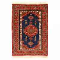 فرش دستبافت دومتری طرح عشایری کد 141117(فروش چکی 6 ماهه با کد تخفیف farshgereh)