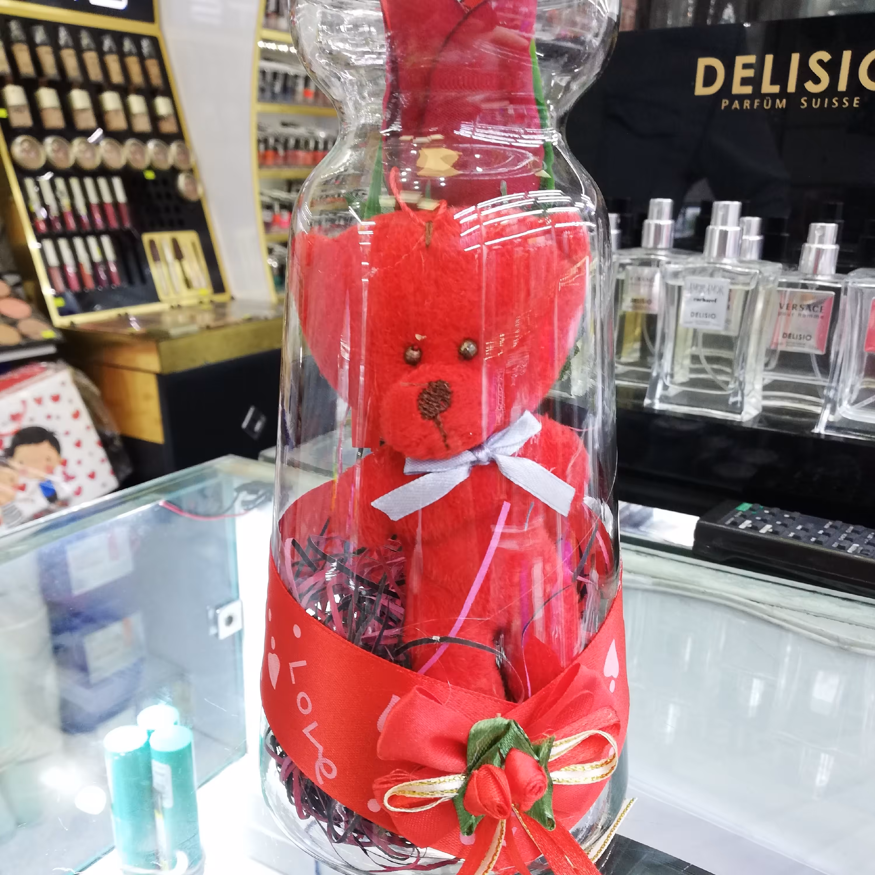 پک ولنتاین، شیشه ای