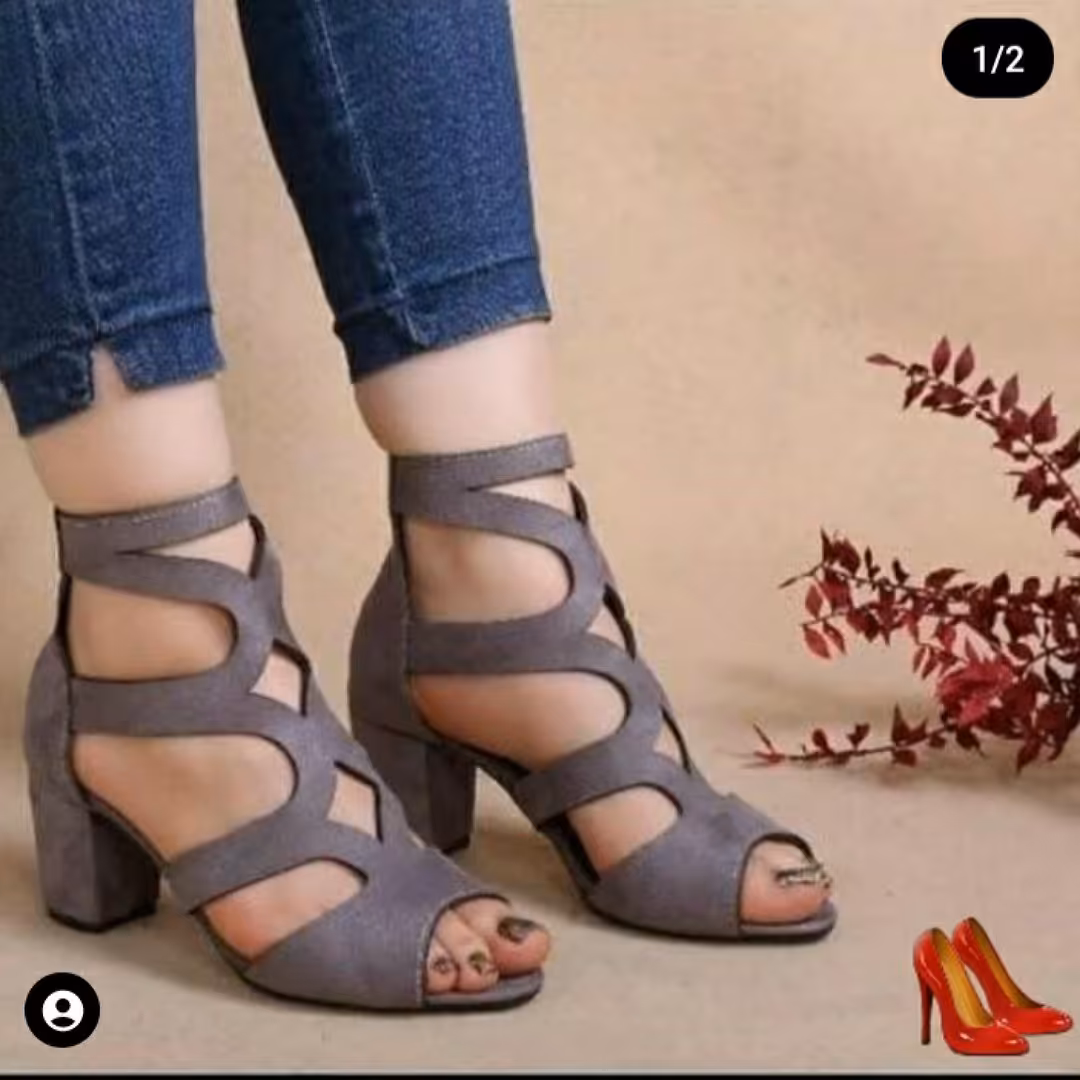 کفش صندل زنانه تمام لیزر 