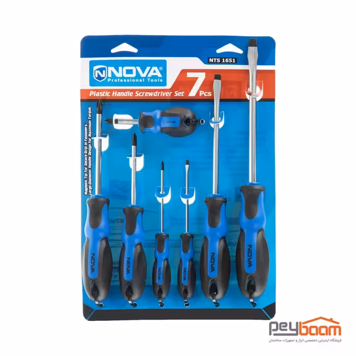 مجموعه 7 عددی پیچ گوشتی نووا مدل NTS 1651
