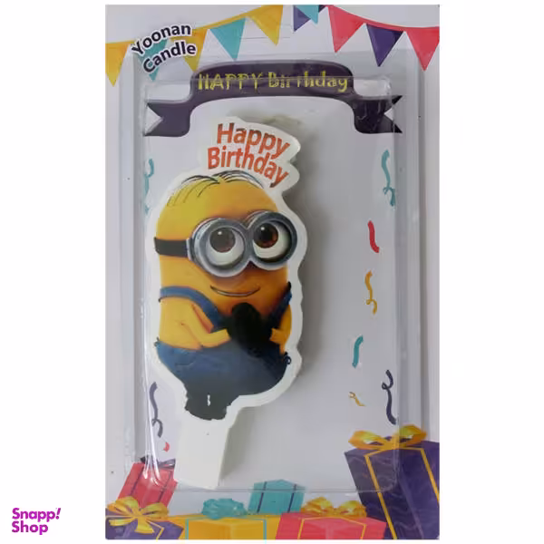 شمع تولد طرح مینیون