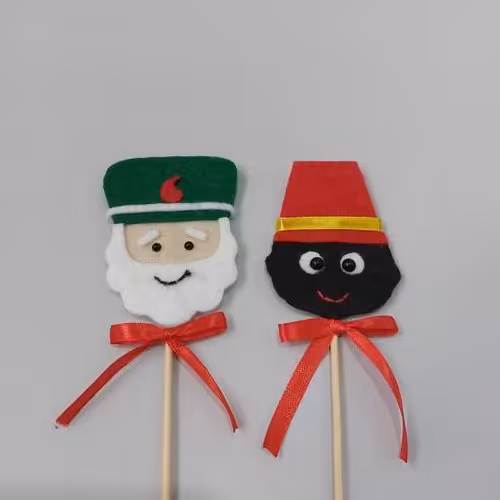 پک 100 عددی گیفت عروسک عمونوروز و حاجی فیروز ،عید نوروز،هفتسین،عیدی