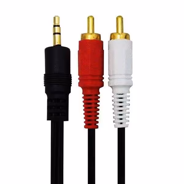کابل تبدیل جک 3.5 میلی متری به RCA وی نت مدل V-S2 طول 1.5 متر