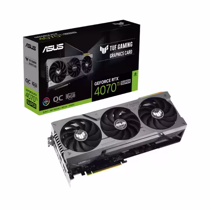 کارت گرافیک ایسوس TUF Gaming GeForce RTX 4070 Ti SUPER OC Edition 16GB