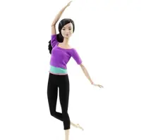 باربی یوگا کره ای لباس ورزشی بنفش Barbie made to move ، ارسال فوری و رایگان