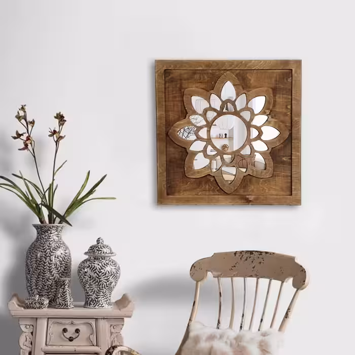 اینه دکوراتیو چوبی