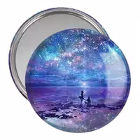 آینه جیبی خندالو مدل کهکشان کد 6016