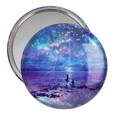 آینه جیبی خندالو مدل کهکشان کد 6016