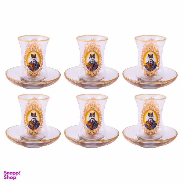 سرویس چای خوری 12 پارچه مدل ghajar