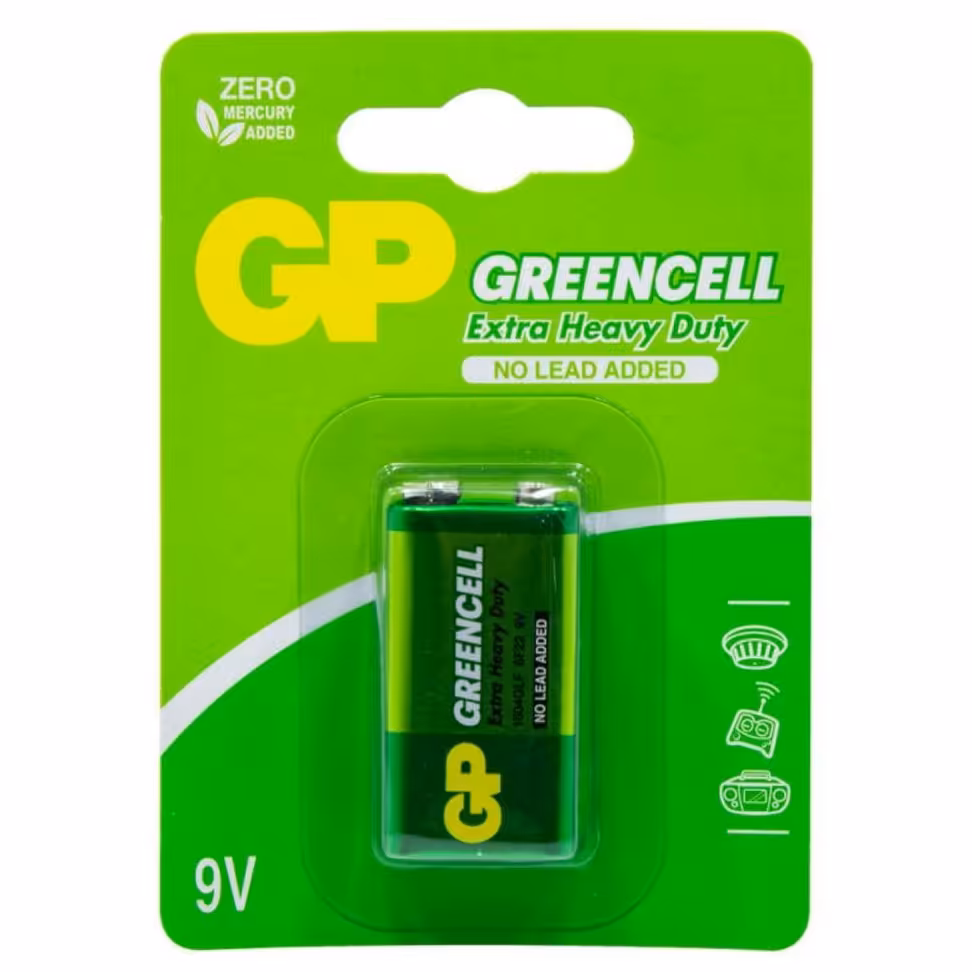 باتری کتابی 9ولت برند GP ، ارسال پس کرایه تیپاکس